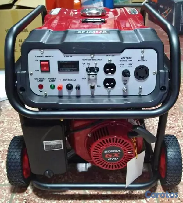 plantas e inversores - Planta eléctrica  honda 4500W gasolina 4 tiempo Nu 3