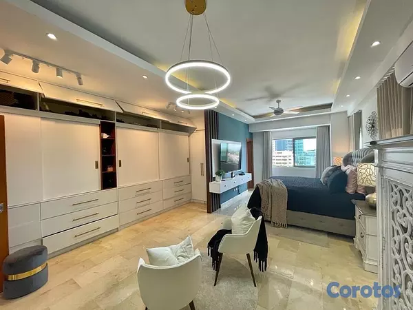 apartamentos - vendo Ph los cacicazgos con o sin muebles tres habitaciones con baño tres parqu 14