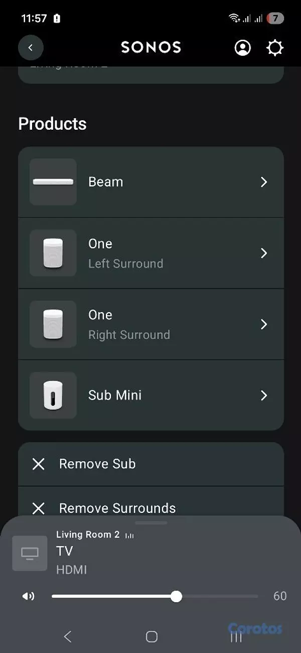 electrodomesticos - Home Theater SONOS (4 Piezas + Soportes de Pared + 8