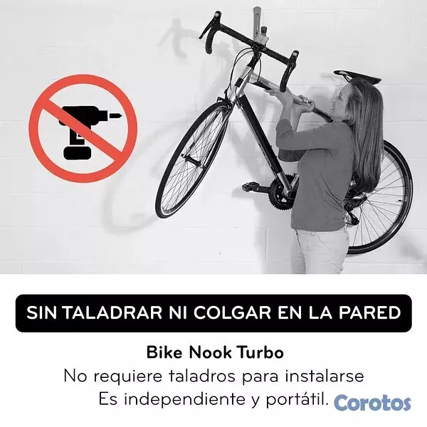 Artículos Deportivos - Soporte Vertical para Bicicletas Bike Nook Turbo 7