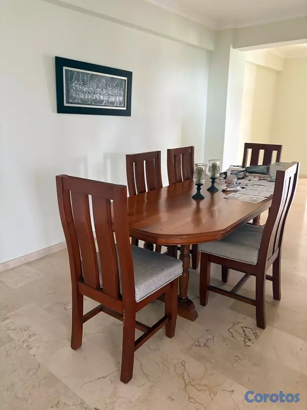 muebles y colchones - Comedor en Caoba de 6 sillas - precio de oportunidad - Negociable 7