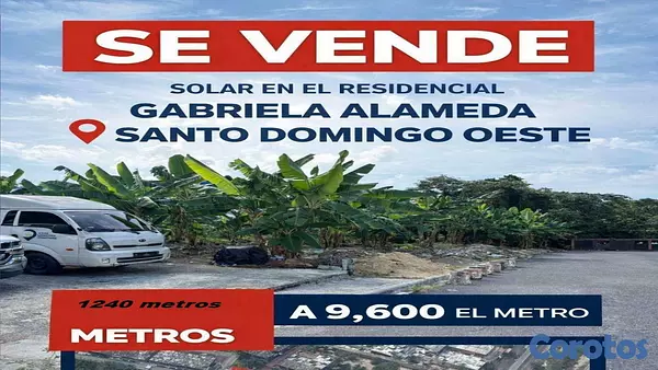 solares y terrenos - Solar en Venta en Res. Gabriela Alameda Santo Domingo Oeste 2