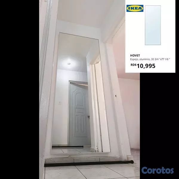decoración y accesorios - Espejo GRANDE (IKEA), 30 3/4" x 77 1/8" 1