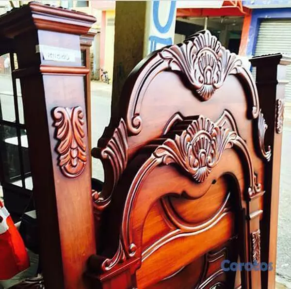 muebles y colchones - Cama en caoba  4