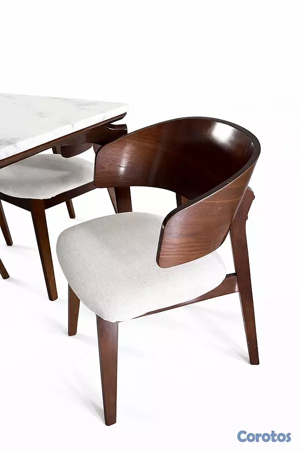 muebles y colchones - ELEGANTE COMEDOR DE 6 SILLAS 3