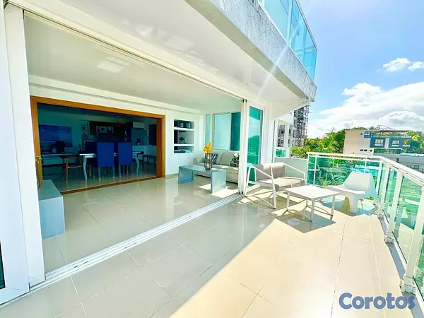 apartamentos - VENDO EXCLUSIVO APTO CON VISTA AL MAR DE 360 GRADOS EN BOCA CHICA, 2 HABS., 115  5