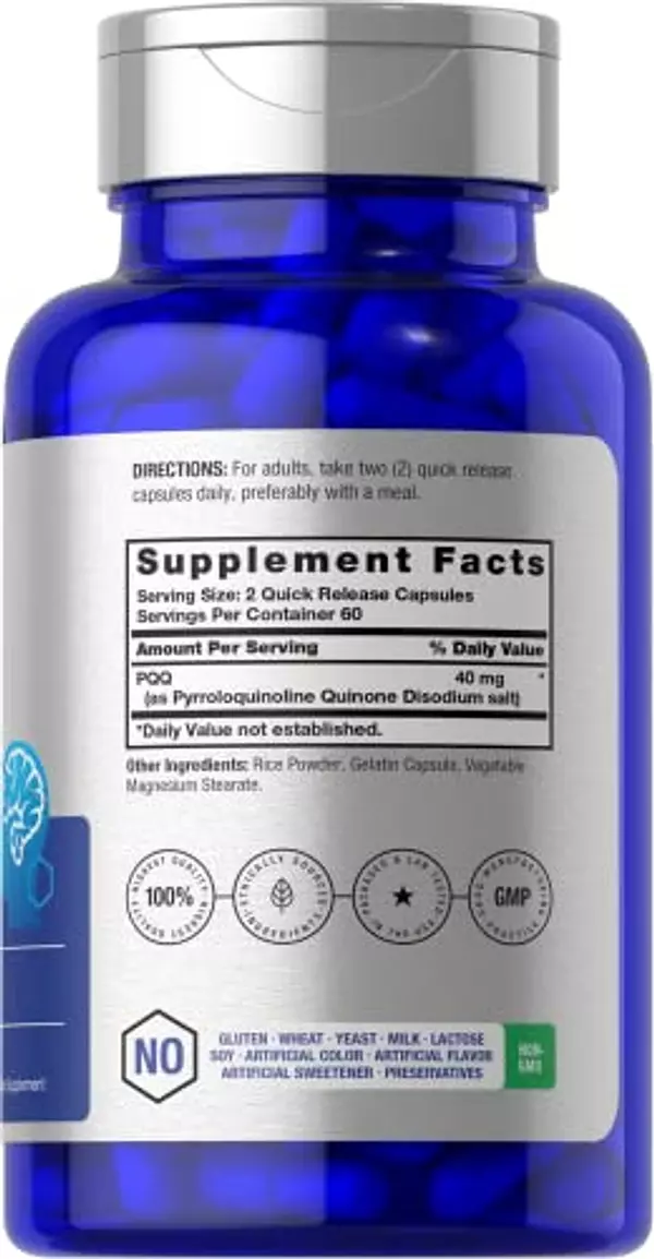 Salud y Equipamiento Médico - Pqq 40mg 120 Capsulas Horbaach 2
