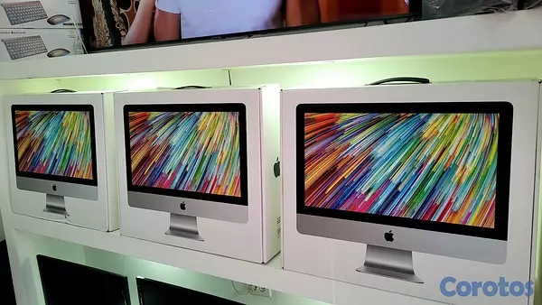computadoras y laptops - Apple Imac Retina 21.5 Pulg Core i5 Ram 8gb ddr4 Disco 1TB en Caja año 2017 2