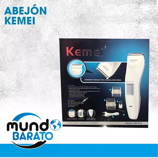 salud y belleza - Abejon KEMEI Maquina de Recortar + 4 peines Recargable 2