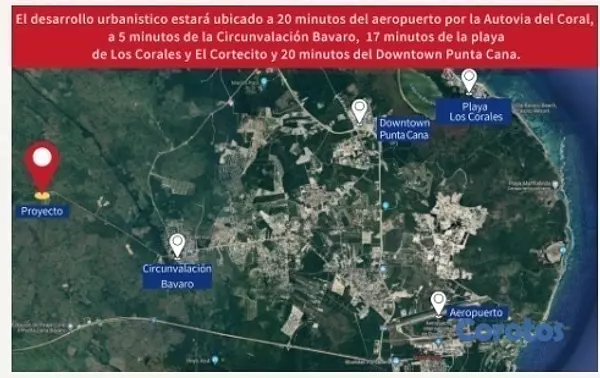 solares y terrenos - venta de solares en punta cana Alta vista village a 17minutos de la playa  5