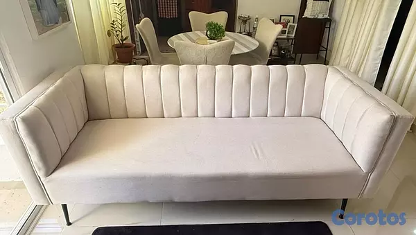muebles y colchones - SOFA SILLAS Y TABURETE EN EXCELENTES CONDICIONES 3