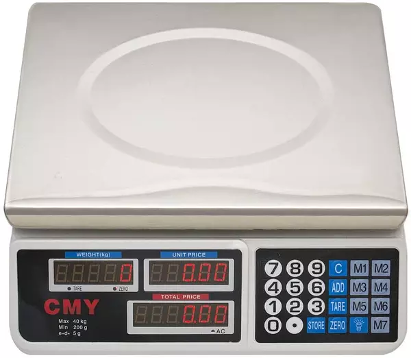herramientas, jardines y exterior - Peso Balanza Digital De Mesa, Peso Hasta 40kg O 88lbs Ideal Colmado 3