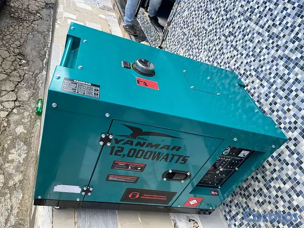 accesorios para electronica - planta eléctrica de 12 kw con tranfer automático semi silenciosa  3