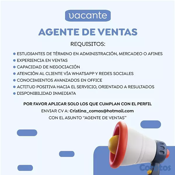 empleos disponibles - Solicita Asistente de venta de viaje 