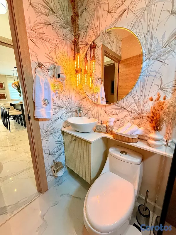 casas vacacionales y villas - casa dentro de residencial privado con piscina en boca chica  5