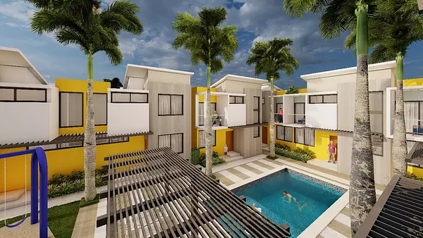 apartamentos - Casas con terraza y patio en Bavaro Punta Cana 2
