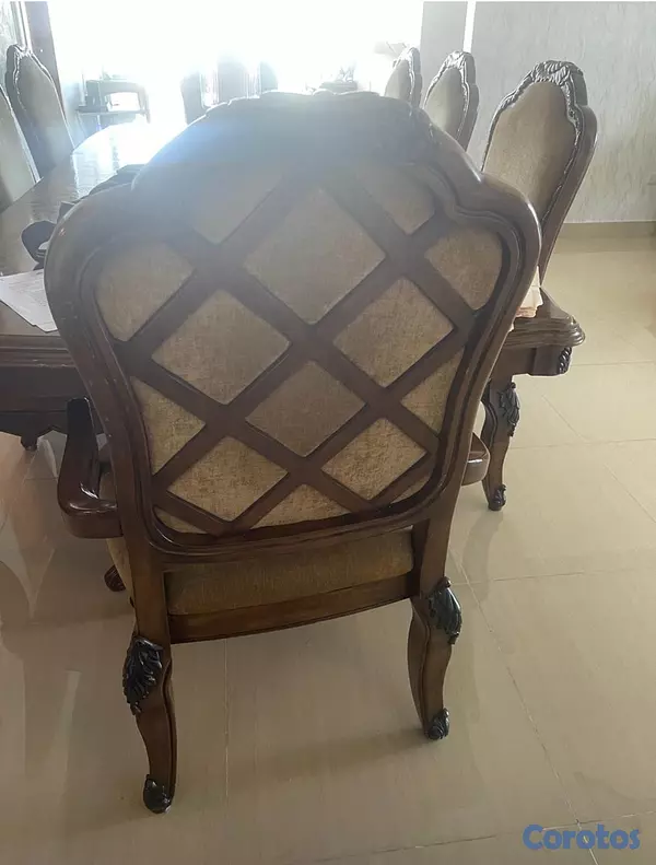 muebles y colchones - vendo de oportunidad 8  sillas Ashely premium,  2