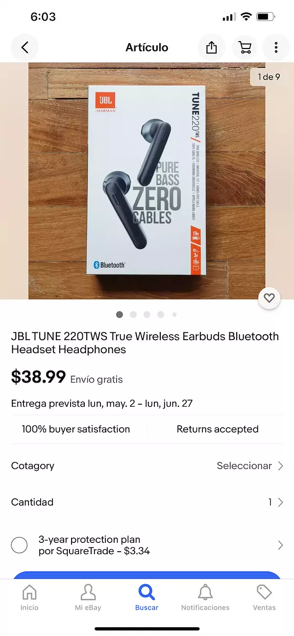 camaras y audio - JBL TUNE 220TWS - S.O. Auriculares in-ear inalámbricos. AirPods. Audífonos 6