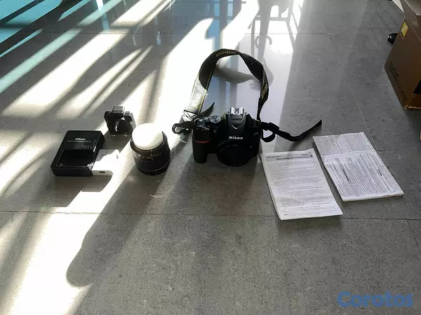 camaras y audio - Nikon DSLR D3500 kit, 18-50mm lente kit, bateria+c 1