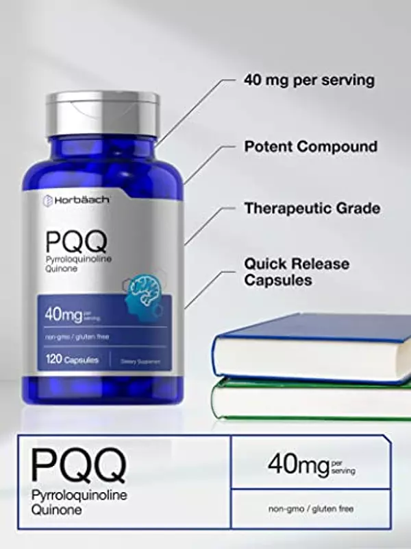 Salud y Equipamiento Médico - Pqq 40mg 120 Capsulas Horbaach 4