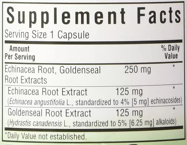 Salud y Equipamiento Médico - Equinacea  250 Mg Bluebonnet - Unidad 2
