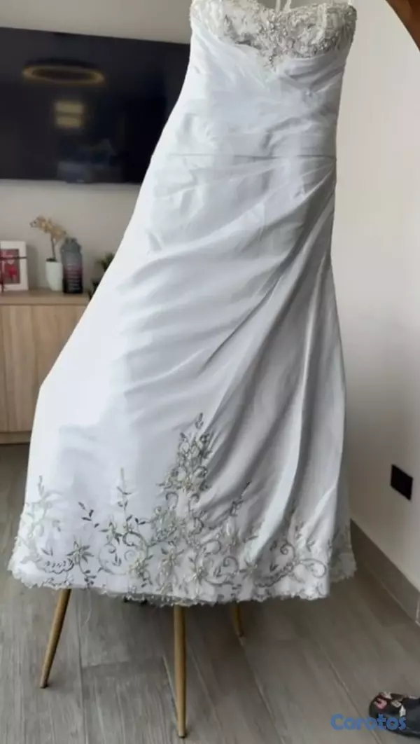 ropa para mujer - Vestido de novia como nuevo una sola postura 6
