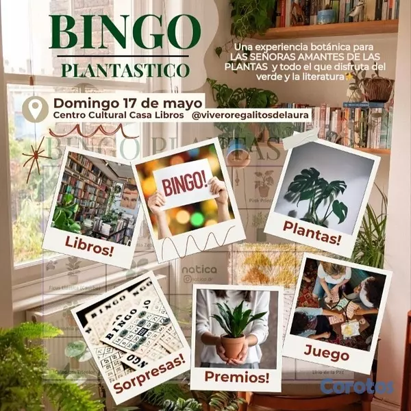 tours y viajes - Bingo plantastico  2