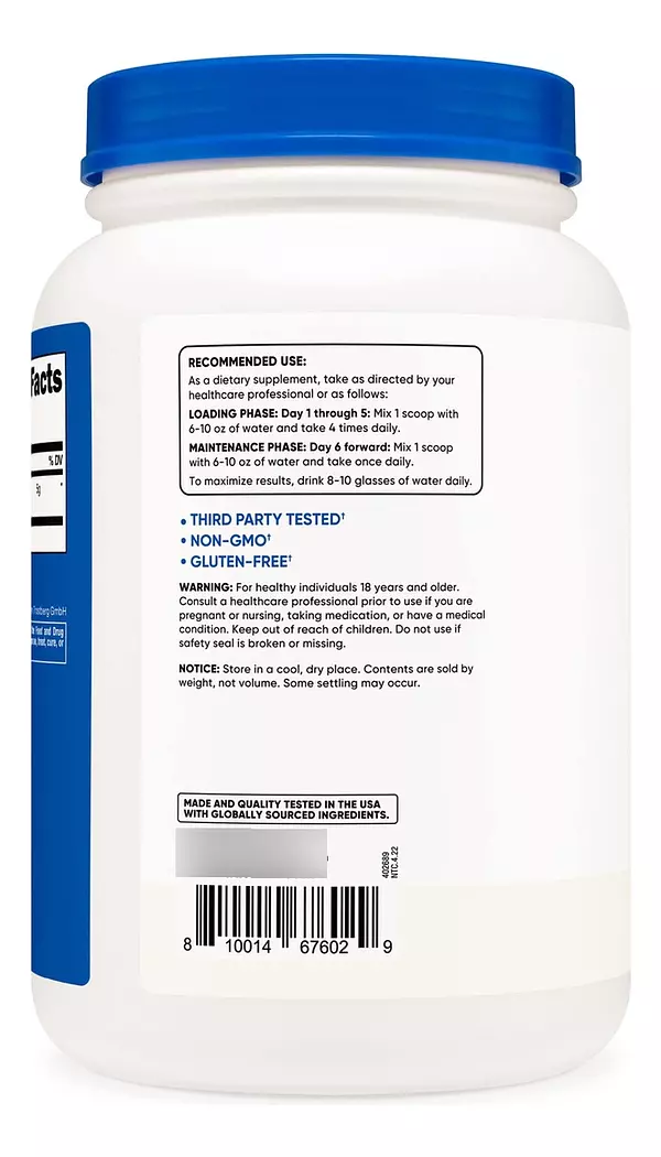 Salud y Equipamiento Médico - Nutricost Creapure Creatina® Monohidrato Polvo 1kg 4