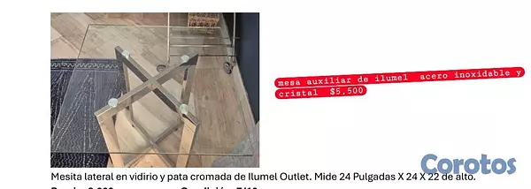 decoración y accesorios - Carrito de bebidas  $12,500 credenza $12,500 mesit 6