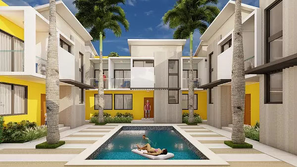 apartamentos - Casas con terraza y patio en Bavaro Punta Cana 4