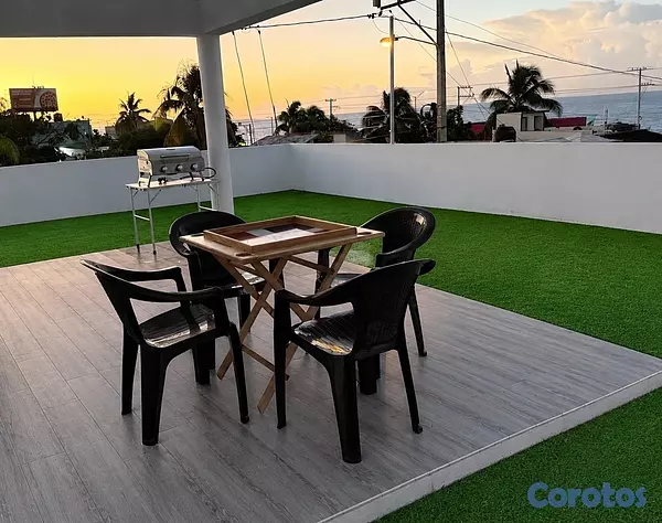 apartamentos - Apto con Vista al Mar • Rooftop Privado • BBQ • Cerca del Aeropuerto 2