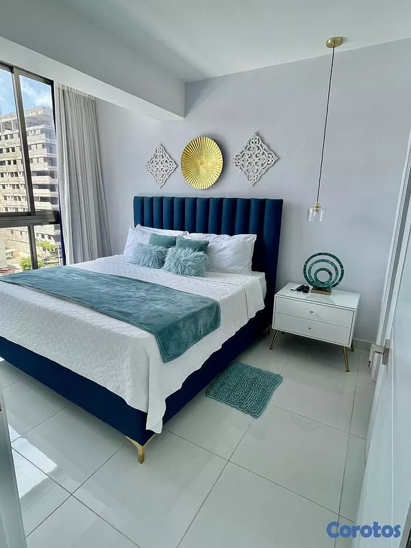apartamentos - Apartamento amueblado de 1 hab en Urb. Real  5