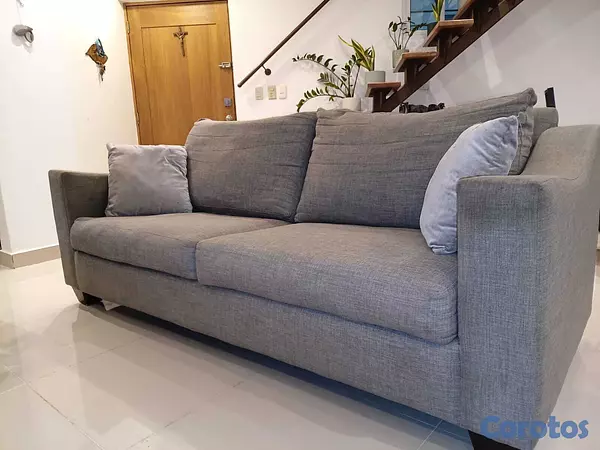 muebles y colchones - Juego de Sofás – Sala Completa (3 puestos + 2 pues 2
