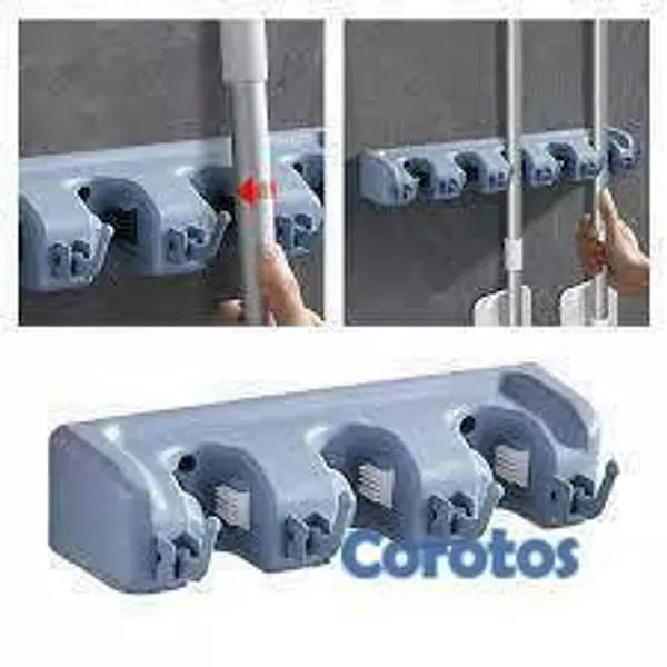 decoración y accesorios - Soporte de Pared para Escobas y Utensilios  2