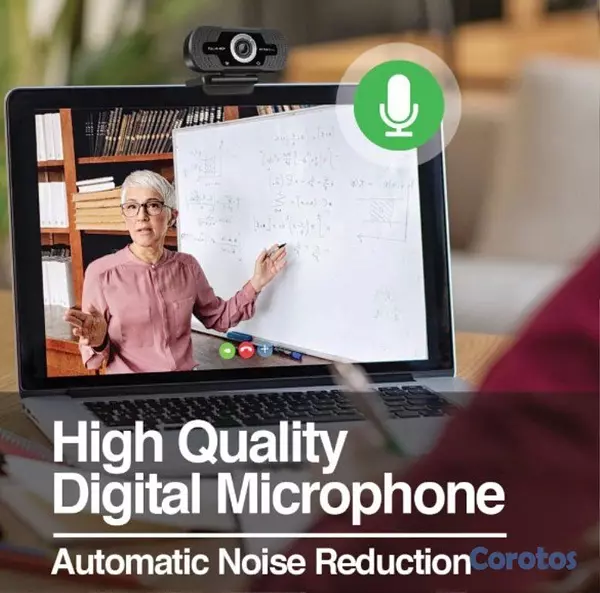 camaras y audio - Webcam Full HD 1080P Argom + TRÍPODE Y MICRÓFONO 🎤 8