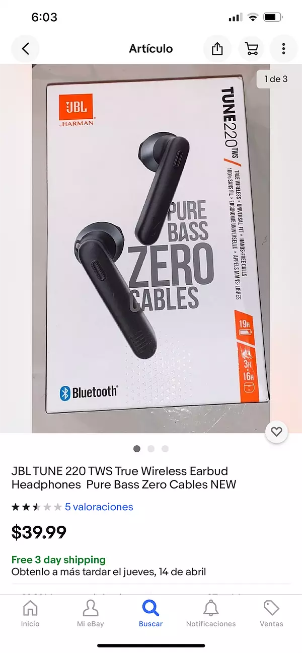 camaras y audio - JBL TUNE 220TWS - S.O. Auriculares in-ear inalámbricos. AirPods. Audífonos 8