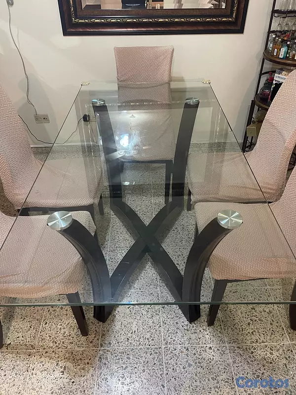 muebles y colchones - juego de comedor  2