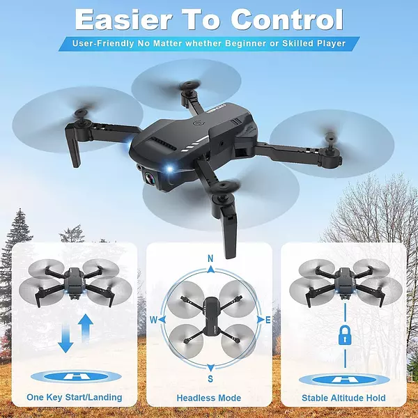 Salud y Equipamiento Médico - Mini Drone Giro De 360° Con Cámara Maletin Y baterias 4