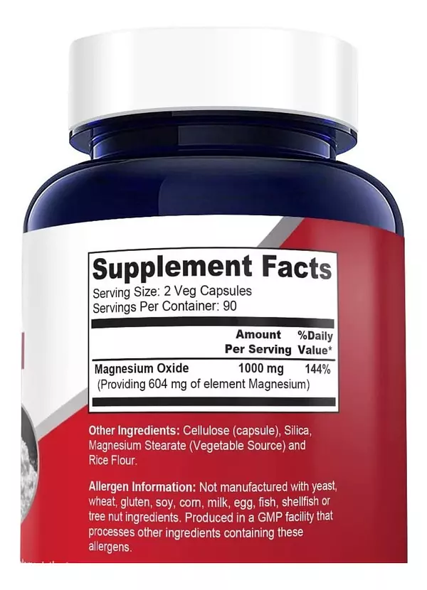 Salud y Equipamiento Médico - Magnesium Oxido 1000mg Nusapure - - Unidad A $1283 2