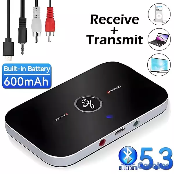 otros electronicos - ✅ Transmisor y Receptor Bluetooth Adaptador para T 5