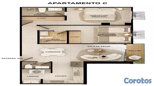 apartamentos - Proyecto de Apartamentos en Gazcue, G-14. 4