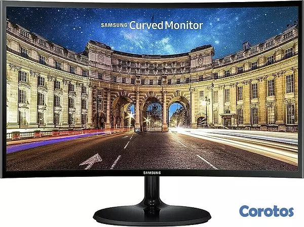 computadoras y laptops - MONITOR SAMSUNG CURVO 24" FHD (1,920 X 1,080),  LED MODELO NUEVO