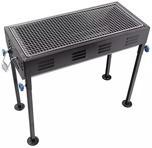 herramientas, jardines y exterior - Bbq Portatil Altura Ajustable Parrillera Asado 3