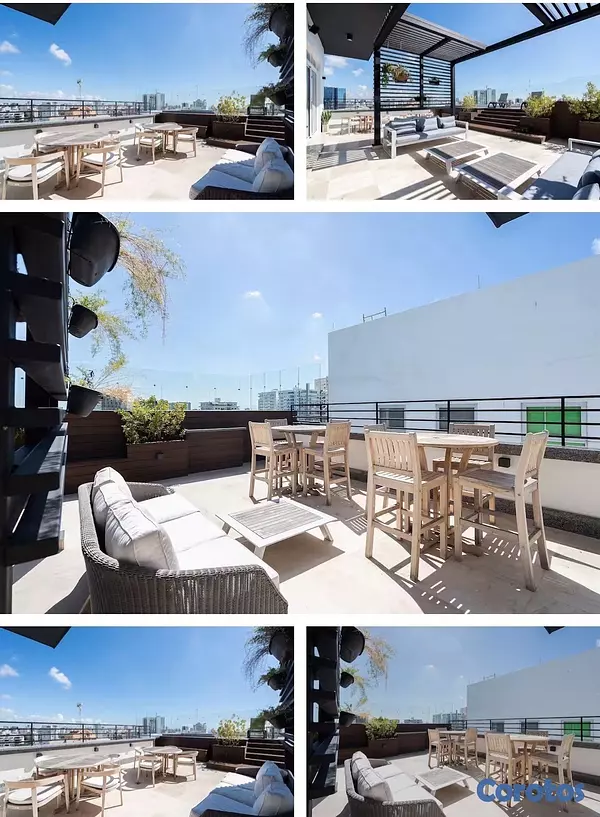 apartamentos - Alquiler Apartamento en Piantini -Exclusivo- Contrato 1 año - 1 Habitación  10