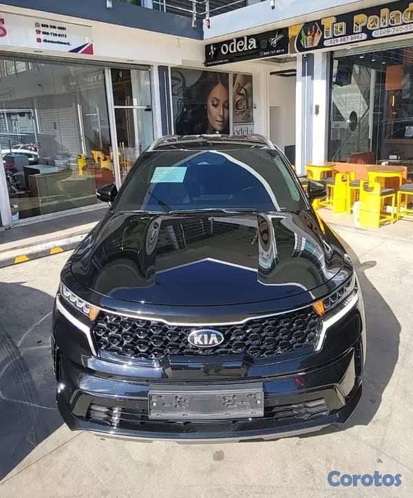 jeepetas y camionetas - KIA SORENTO EX 2021 NEGRO GASOLINA 4