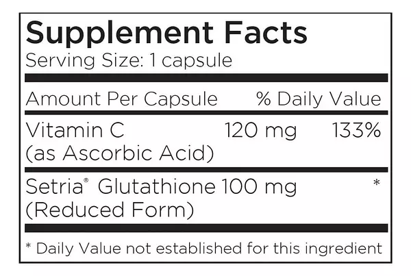 Salud y Equipamiento Médico - Glutation 100mg 60cap Metabolic 2