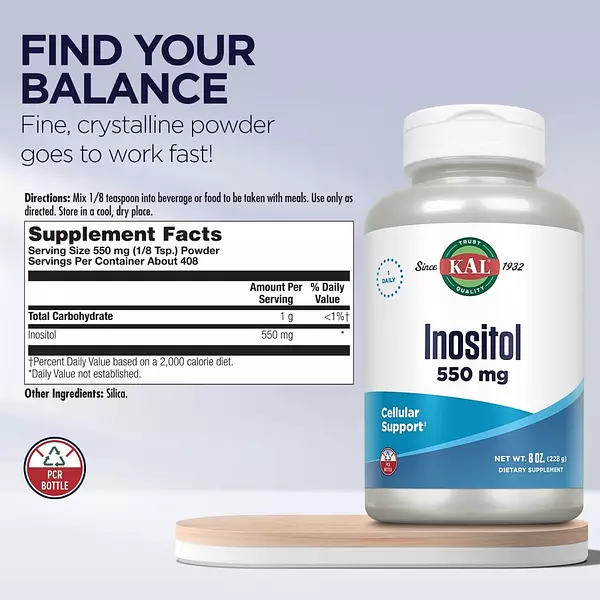 Salud y Equipamiento Médico - Inositol Polvo 550 Mg Kal 2