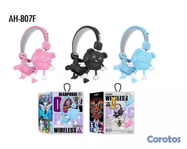 accesorios para electronica - AUDIFONOS INALAMBRICOS PARA NIÑOS - AMUSING AH-807 3