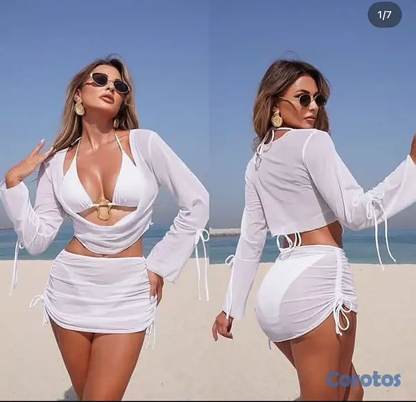 ropa para mujer - Aqui tenemos para ustedes hermosas chicas que van para la playa 3 piezas  2