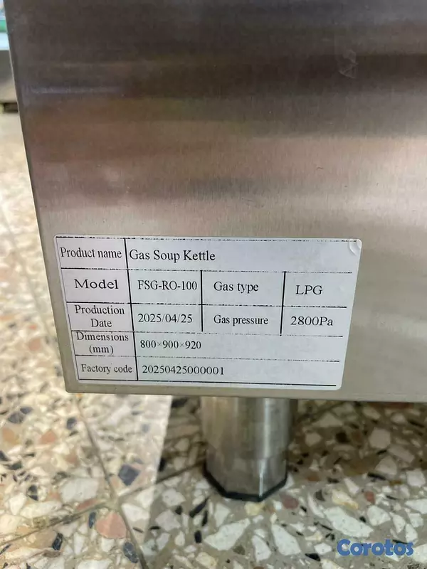 equipos profesionales - Marmita a gas industrial olla sopera caldo salsa 4